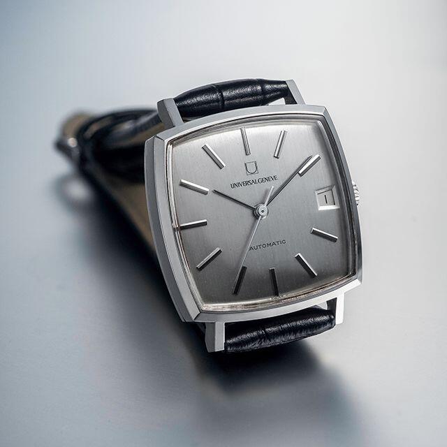 UNIVERSAL GENEVE(ユニバーサルジュネーブ)の(619) 稼働美品 ユニバーサル ジュネーブ 自動巻 1971年 日差10秒 メンズの時計(腕時計(アナログ))の商品写真