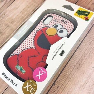 セサミストリート(SESAME STREET)のセサミ iPhoneX/Xs 兼用 ハイブリッドガラスケース(iPhoneケース)