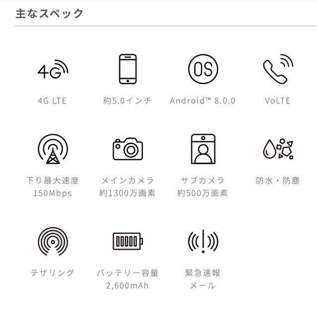 新品未使用 おてがるスマホ01 アイアンブルー KYV44 京セラ 8