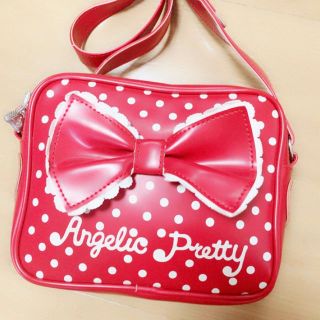 アンジェリックプリティー(Angelic Pretty)の赤ドットポシェット ❤︎Angelic Pritty❤︎(ショルダーバッグ)