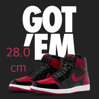 ナイキ(NIKE)のNike Air Jordan 1 High OG "Patent bred"(スニーカー)