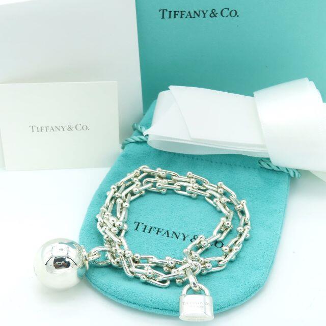Tiffany & Co. - ティファニー ハードウェア ラップ シルバー リンク ブレスレット EE29