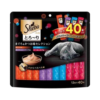 シーバ とろ〜りメルティ まぐろ&かつお味セレクション 40本入 マースジャパン(ペットフード)