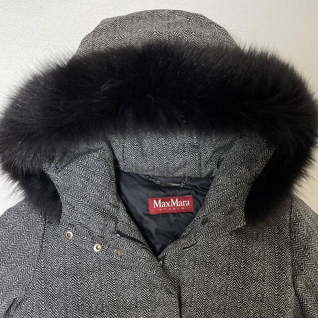 Max Mara(マックスマーラ)の再お値下げ❗️美品❗️ MaxMara STUDIO ダウンコート　36 レディースのジャケット/アウター(ダウンコート)の商品写真