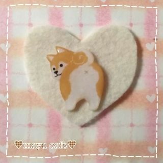 【B-459】【＊ims＊様専用♪】ぷちピンバッジ/ブローチ♥わんこ(コサージュ/ブローチ)