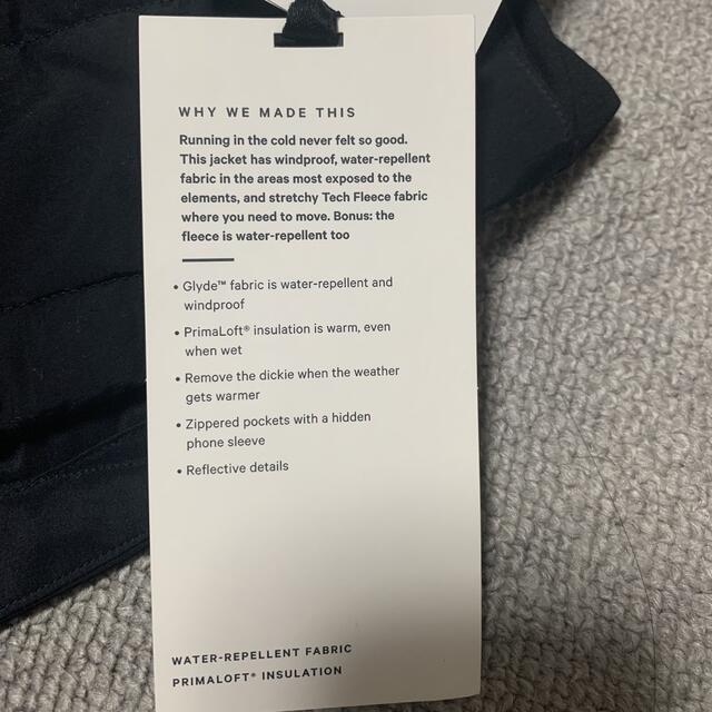 lululemon(ルルレモン)のLULULEMON ANOTHER MILE JACKET サイズ8 黒 レディースのジャケット/アウター(ダウンジャケット)の商品写真