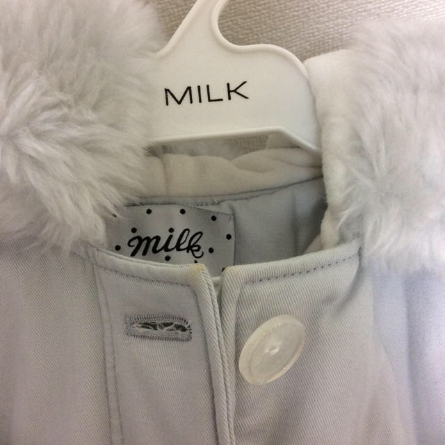 MILK(ミルク)のMILK スノーフレンズ コート、スナイデル ニット レディースのジャケット/アウター(ロングコート)の商品写真
