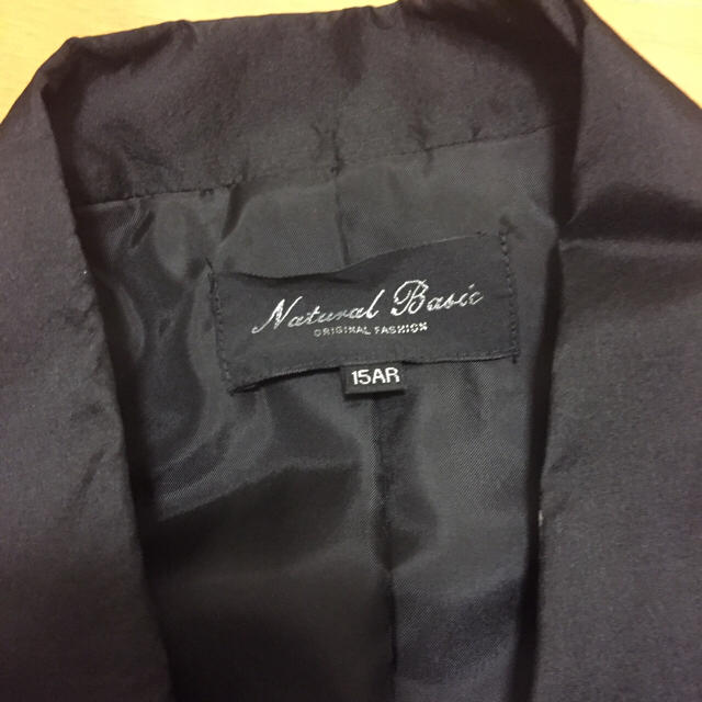 ブラックフォーマル 15号 2点セット レディースのフォーマル/ドレス(礼服/喪服)の商品写真