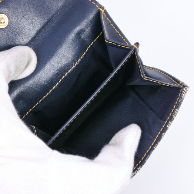 Dior(ディオール)のクリスチャンディオール トロッター サドル ネイビー ユニセックス レディースのファッション小物(財布)の商品写真