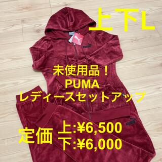 プーマ(PUMA)の未使用品！PUMA レディースセットアップ(上下L)(セット/コーデ)