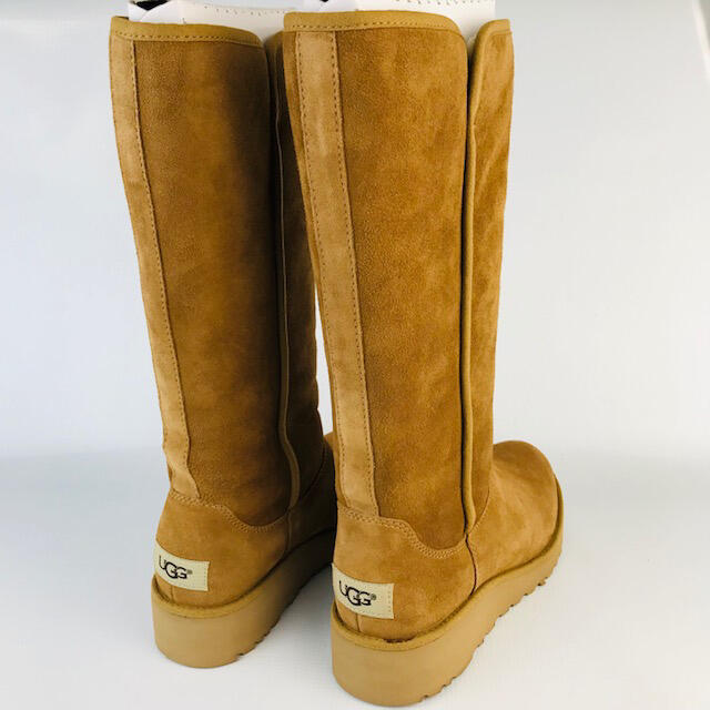 新品未使用☆UGG☆KARA 2wayウェッジソールロングムートンブーツ 22㎝-