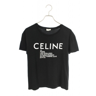 セリーヌ(celine)のセリーヌ 19SS X008375E フロントロゴプリントTシャツ XS(Tシャツ/カットソー(半袖/袖なし))