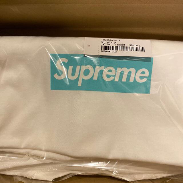 Supreme - supreme tiffany box logo tee Lサイズ　新品未使用