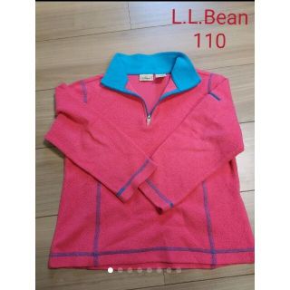 エルエルビーン(L.L.Bean)のL.L.Beanエルエルビーンフリースジャケット110(5-6M)ピンク(ジャケット/上着)