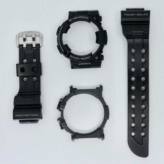 G-SHOCK(ジーショック)の電波ソーラーフロッグマンGWF-1000用ベルベゼ ベルト ベゼル メンズの時計(腕時計(デジタル))の商品写真