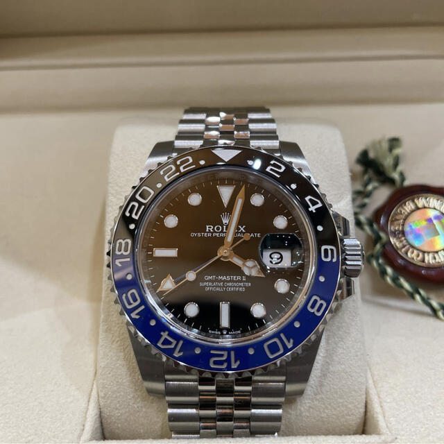 ROLEX GMTマスター Ⅱ 126710BLNR  短時間着用　青黒　①