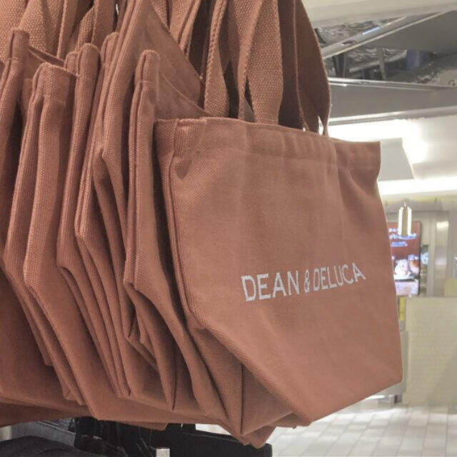 DEAN & DELUCA(ディーンアンドデルーカ)のDEAN & DELUCA トートバッグ テラコッタオレンジ S L セット レディースのバッグ(トートバッグ)の商品写真