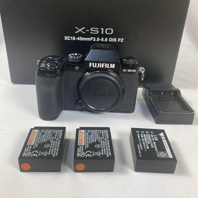 富士フイルム(フジフイルム)のx-s10 おまけ付き スマホ/家電/カメラのカメラ(ミラーレス一眼)の商品写真