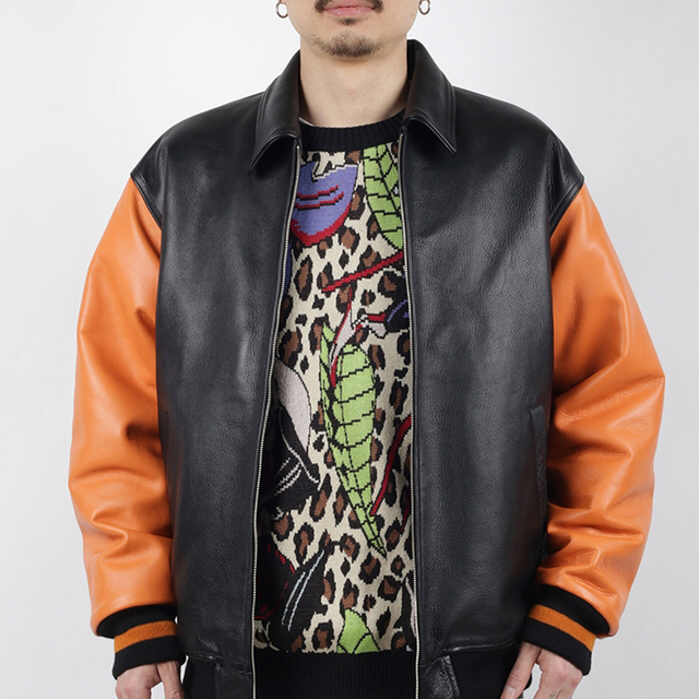 100%新品お得 WACKO MARIA - wackomaria VARSITY JACKET -A- (TYPE-3