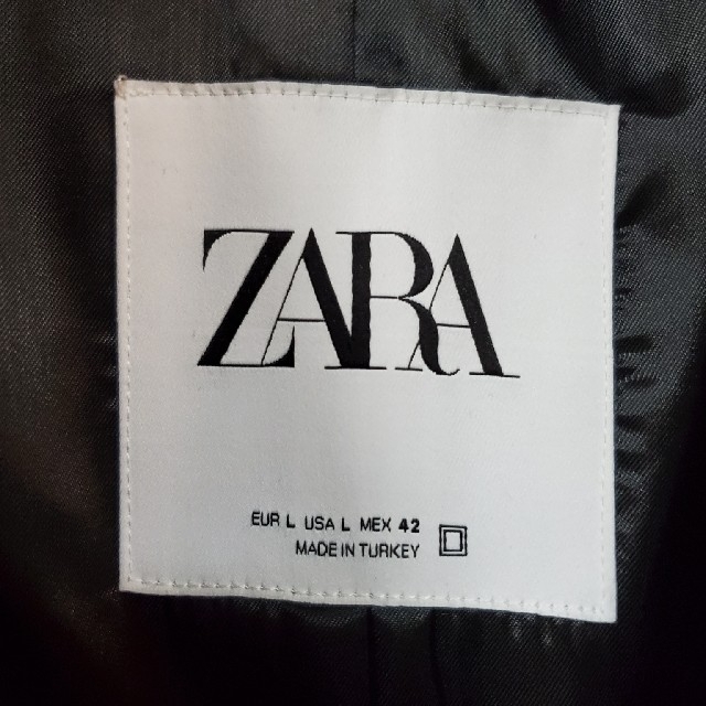 激安 新品タグ付 ZARA ザラ メンズ  チェスターコート Lサイズ 3