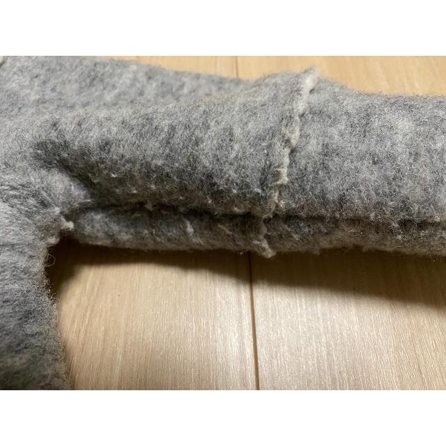 ZARA(ザラ)の内ボア ノーカラーコート キッズ/ベビー/マタニティのキッズ服女の子用(90cm~)(コート)の商品写真