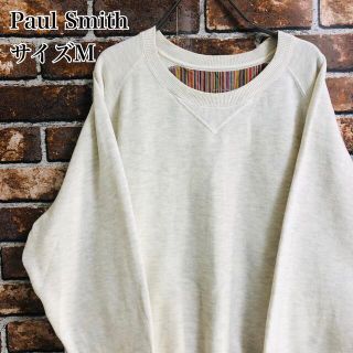 ポールスミス(Paul Smith)の【希少】ポールスミス　スウェット　ワンポイント刺繍 グレー サイズM(スウェット)