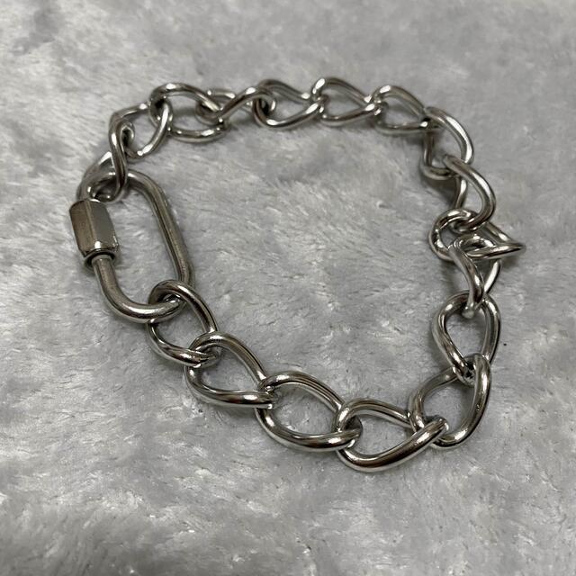 Maison Martin Margiela(マルタンマルジェラ)のハンドメイド　シルバーブレスレット ハンドメイドのアクセサリー(ブレスレット/バングル)の商品写真