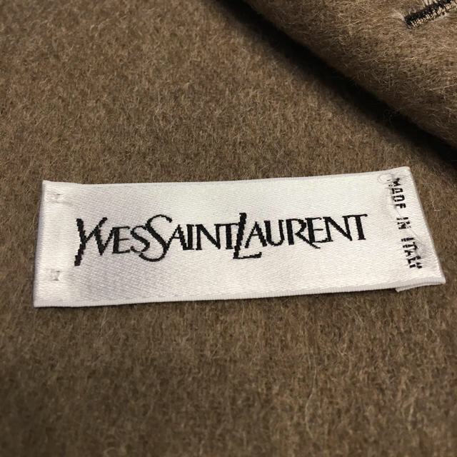 Saint Laurent(サンローラン)の新品 サンローラン ウールマフラー ベージュ  メンズのファッション小物(マフラー)の商品写真