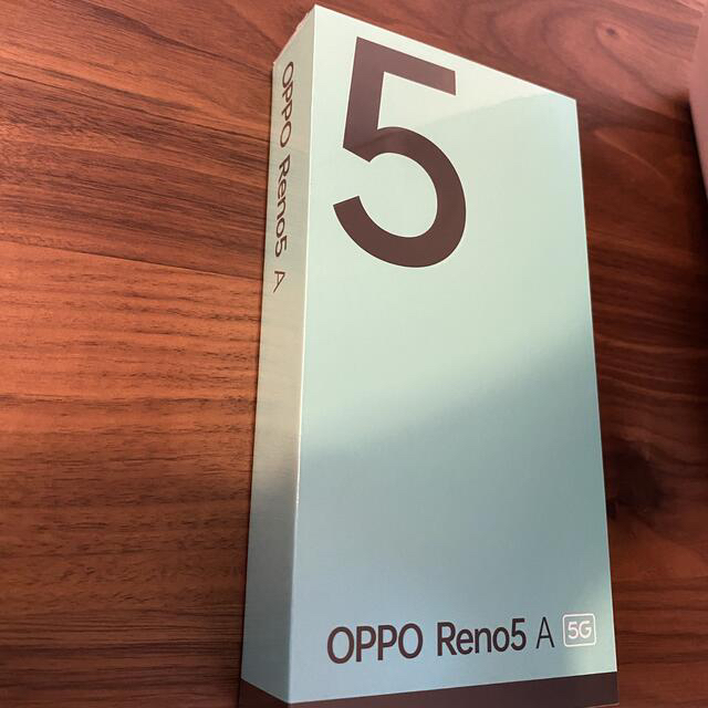 【楽天ランキング1位】 OPPO - アイスブルー A Reno5 SIMフリー　OPPO 未開封　DSDV スマートフォン本体