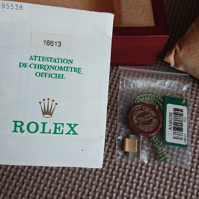 ROLEX ロレックス サブマリーナ 16613箱 木箱 ケース