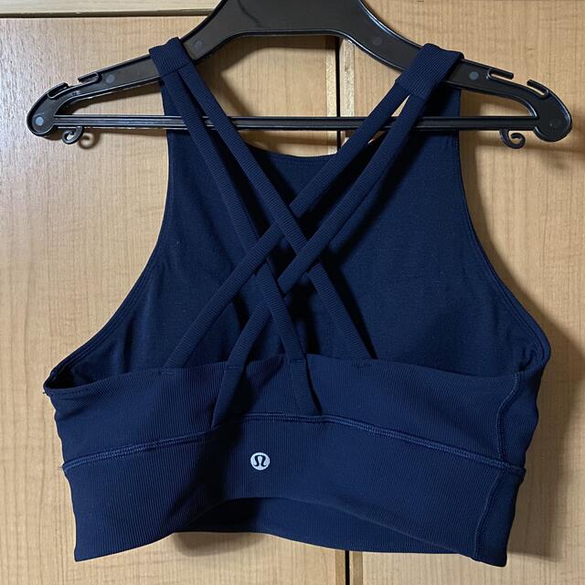 lululemon(ルルレモン)ののびる様専用　ルルレモン　energy bra high neck Rib  スポーツ/アウトドアのトレーニング/エクササイズ(ヨガ)の商品写真