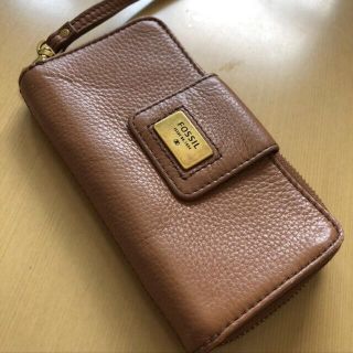 フォッシル(FOSSIL)のフォッシル　長財布　茶色(長財布)