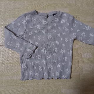 プティマイン(petit main)のプティマイン　長袖　トップス　organic cotton(シャツ/カットソー)