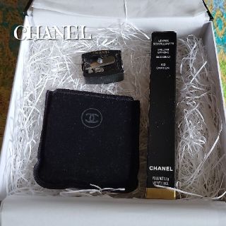 シャネル(CHANEL)のシャネル　リップグロス　ヌワールラメ　シャープナー　3点セット(リップグロス)