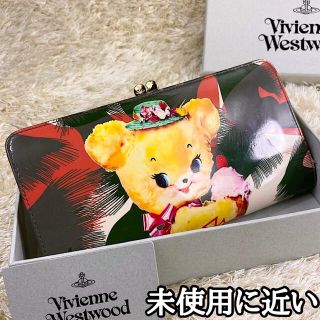 ヴィヴィアンウエストウッド(Vivienne Westwood)のりーさ様専用 ヴィヴィアンウエストウッド クリーピーベア がま口 長財布 緑(財布)