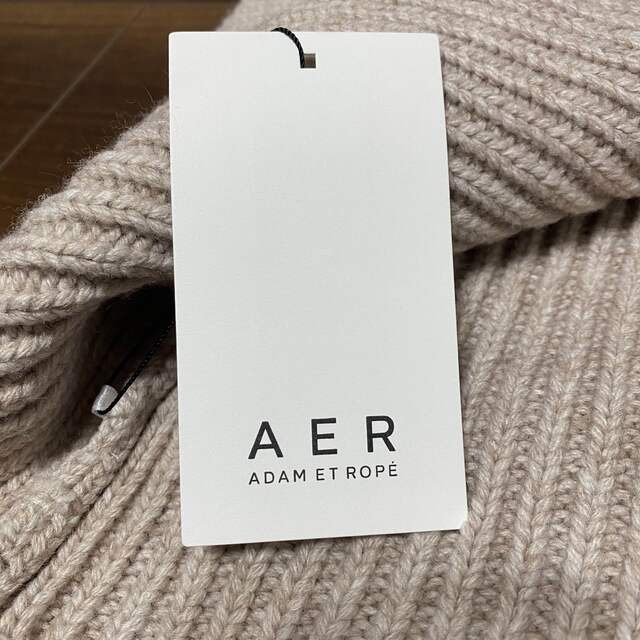 Adam et Rope'(アダムエロぺ)の【新品】Adam et Rope'／タートルバックスリットニットワンピース レディースのワンピース(ロングワンピース/マキシワンピース)の商品写真