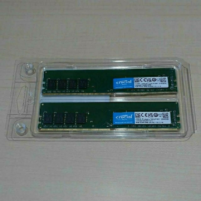 [新品・未開封]クルーシャル 16GB(8GB×2) DDR4-2666