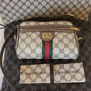 バレンシアガ(Balenciaga)のBALENCIAGA x GUCCI Hacker カメラバッグ ショルダー(ショルダーバッグ)