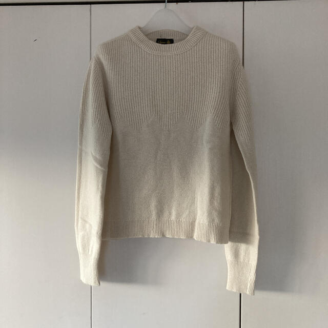 新品　ドゥロワー　wool ニット　トップス　ホワイト　サイズ2