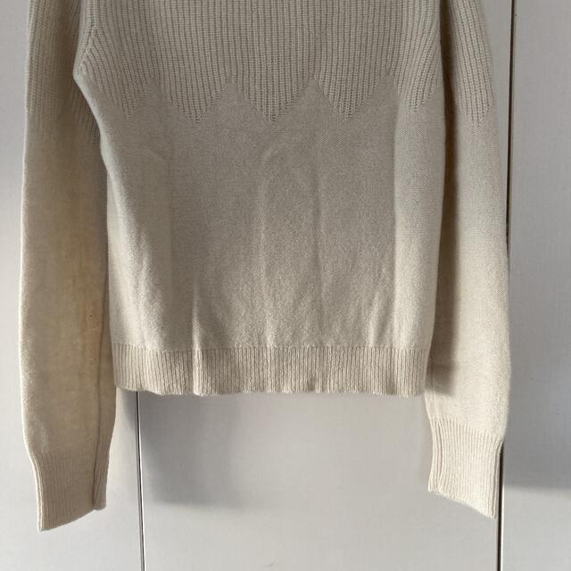 新品　ドゥロワー　wool ニット　トップス　ホワイト　サイズ2