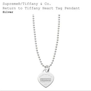 シュプリーム(Supreme)のSupreme Tiffany & Co. Heart Tag Pendant (ネックレス)