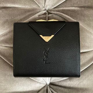 サンローラン(Saint Laurent)のイヴ・サンローラン ♥️ ヴィンテージ がま口 シンプル 折り財布(財布)