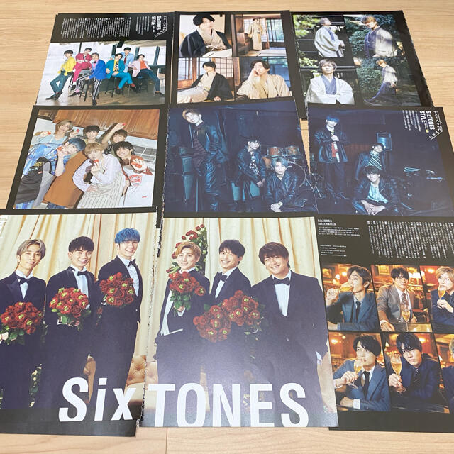 Johnny's(ジャニーズ)のSixTONES☆TVガイド連載SixTONES STYLEた エンタメ/ホビーの雑誌(アート/エンタメ/ホビー)の商品写真