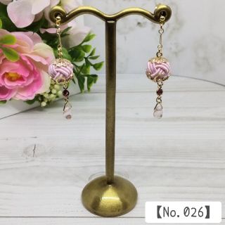 【No.026】あわじ玉結びピアス(ピアス)