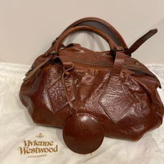 貴重・極美品】Vivienne Westwood バッグ レザー ブラウン fgWYAUf4Na