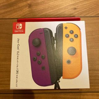 ニンテンドースイッチ(Nintendo Switch)のジョイコン　ネオンパープルネオンオレンジ(その他)