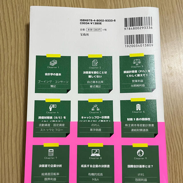 宝島社(タカラジマシャ)の大学４年間の会計学見るだけノート エンタメ/ホビーの本(ビジネス/経済)の商品写真