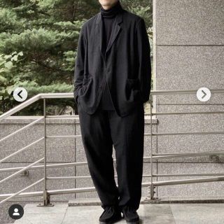 COMOLI - 【新品未使用】COMOLI ウールシルク ジャケット (チャコール