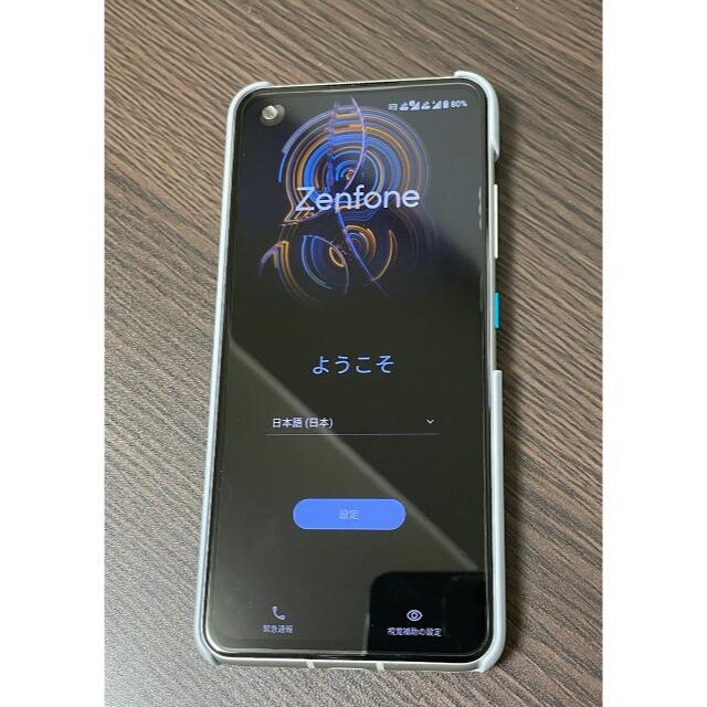 値下げ済! 美品ASUS ZenFone7 128GB パステルホワイト