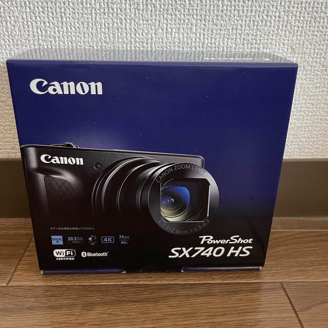 Canon(キヤノン)のキヤノン　 PowerShot SX740 HS-BK(ブラック) スマホ/家電/カメラのカメラ(コンパクトデジタルカメラ)の商品写真